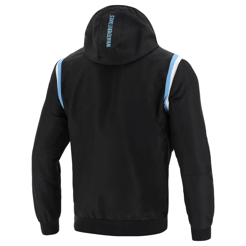 2021-2022 Glasgow Warriors Travel Micro Full Zip Hooded Sweatshirt