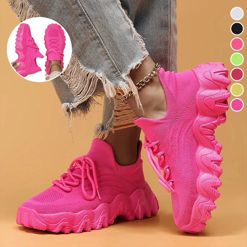 2024 Summer Lace-up Low Top Slip on Women Sneakers