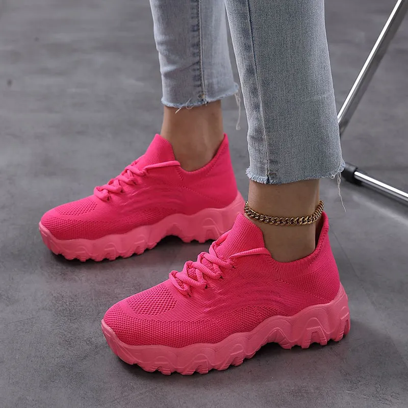 2024 Summer Lace-up Low Top Slip on Women Sneakers