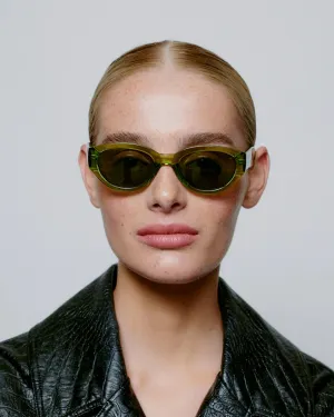 A. Kjrbede Winnie Sunglasses - Light Olive