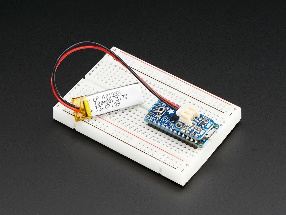 Adafruit Pro Trinket LiIon/LiPoly Backpack Add-On