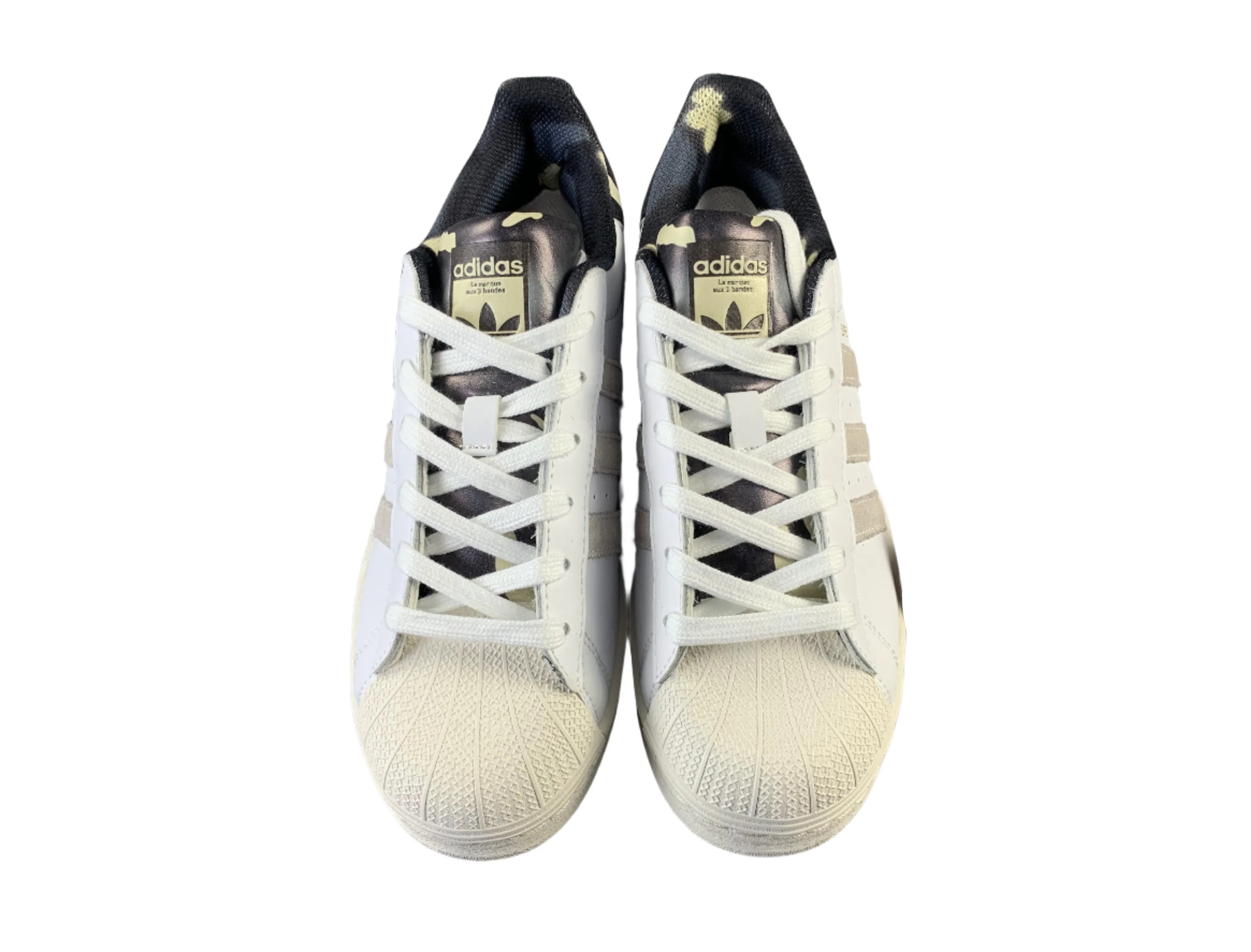 Adidas Superstar - White & Suede Accents