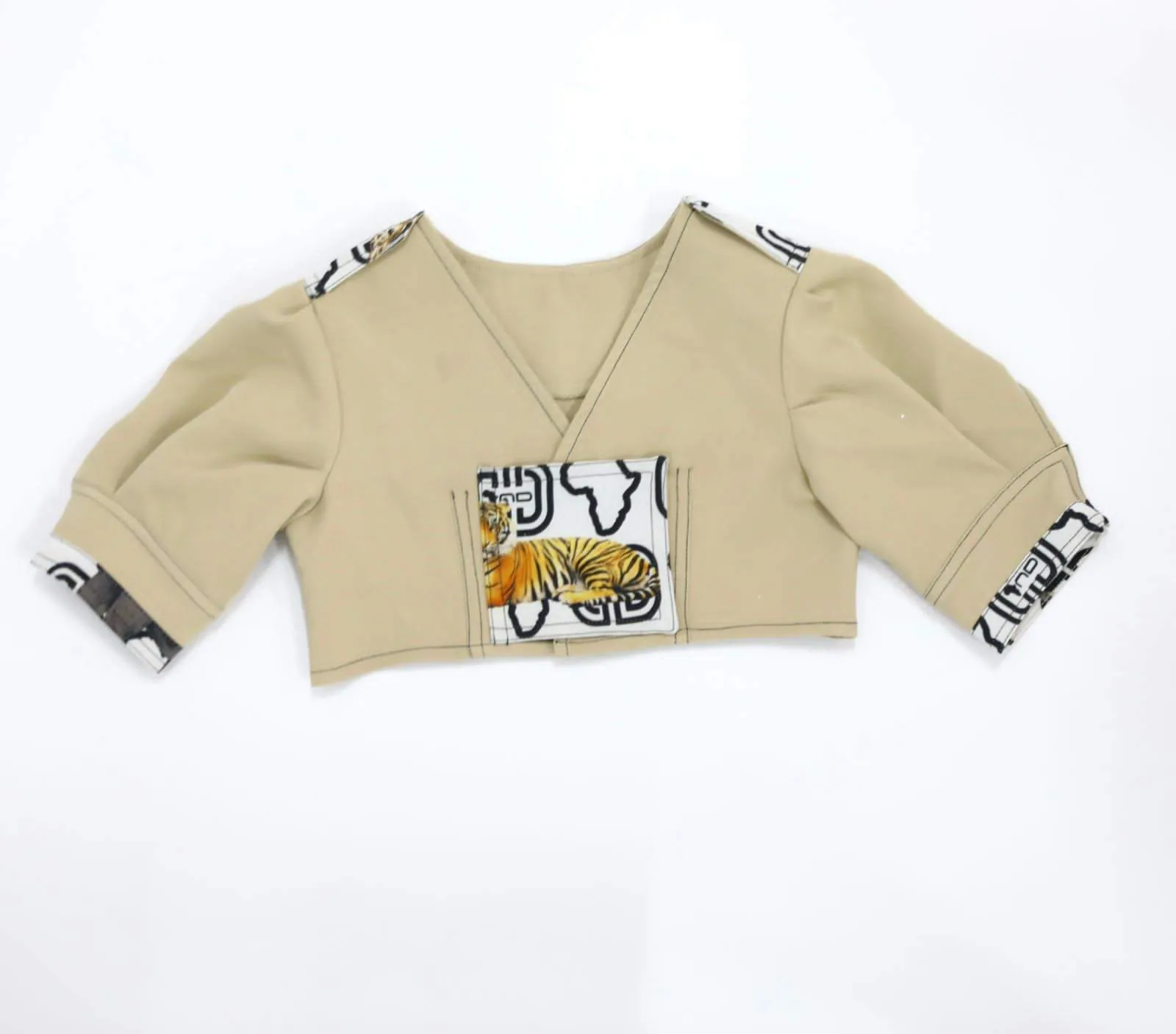 African Girls Beige Jacket
