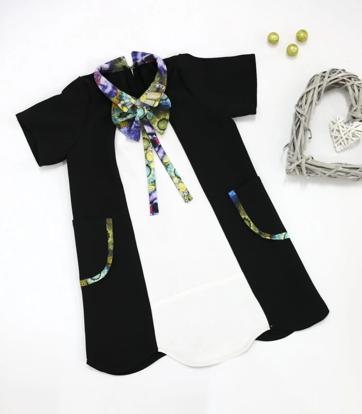 African Girls Dress Black