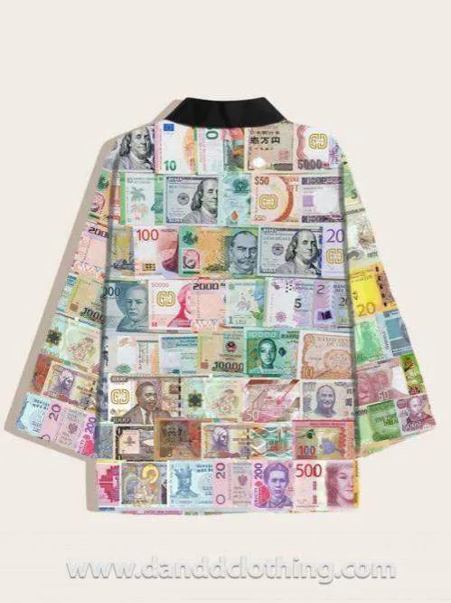 African Kimono Money Print