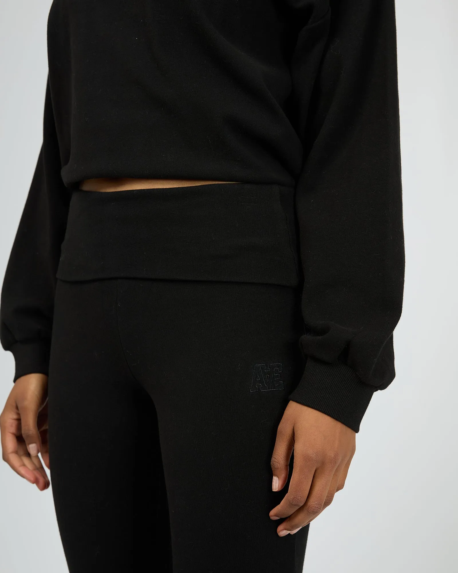 All About Eve Balance Roll Waist Pant Black