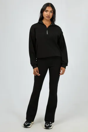 All About Eve Balance Roll Waist Pant Black