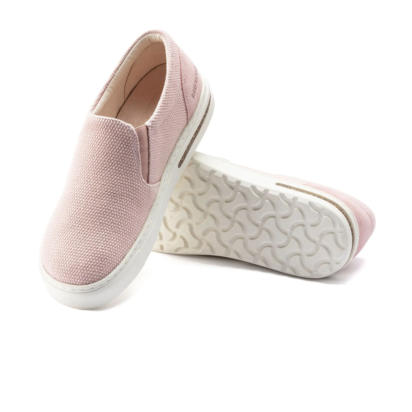 Birkenstock Oswego Narrow Slip On Sneaker (Women) - Soft Pink Canvas