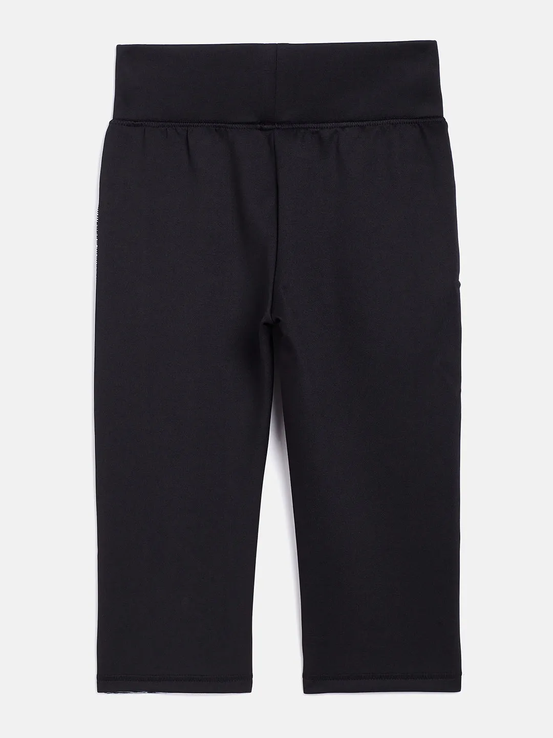 Black Colorblocked Track Pants