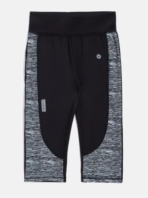 Black Colorblocked Track Pants
