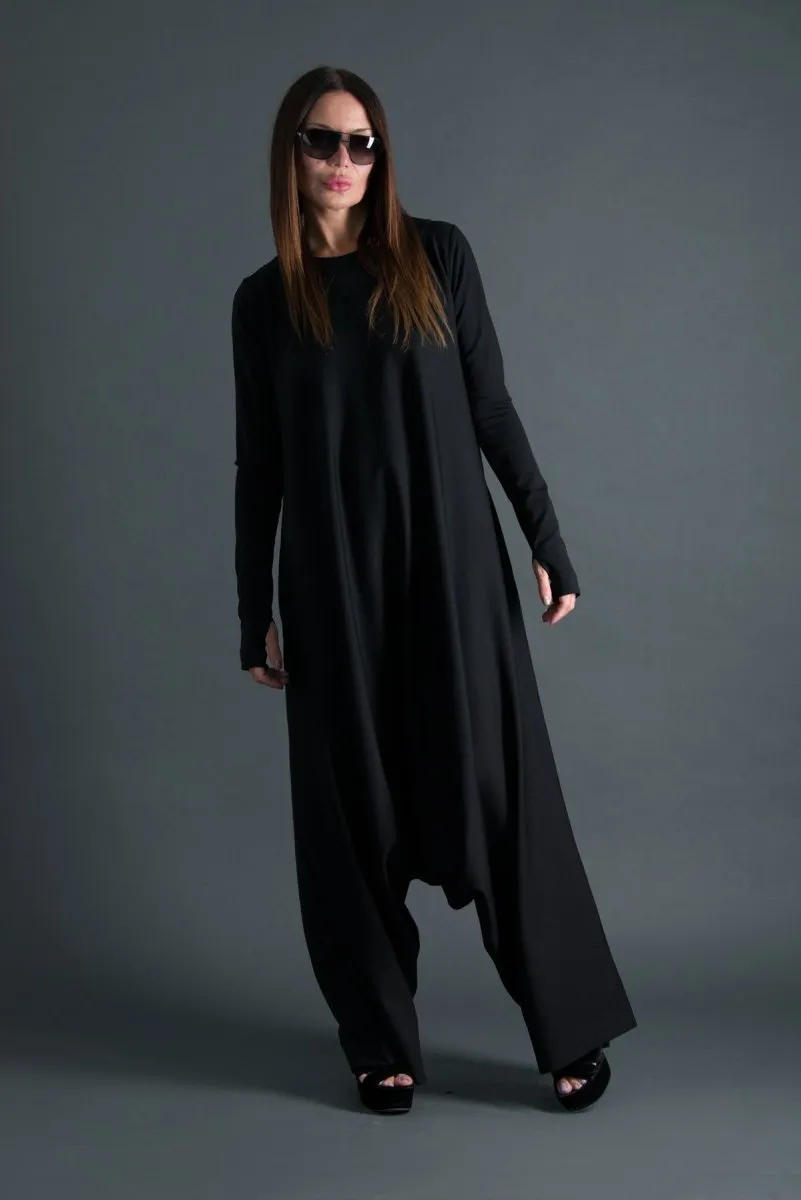 Black Harem Jumpsuit  ERNA