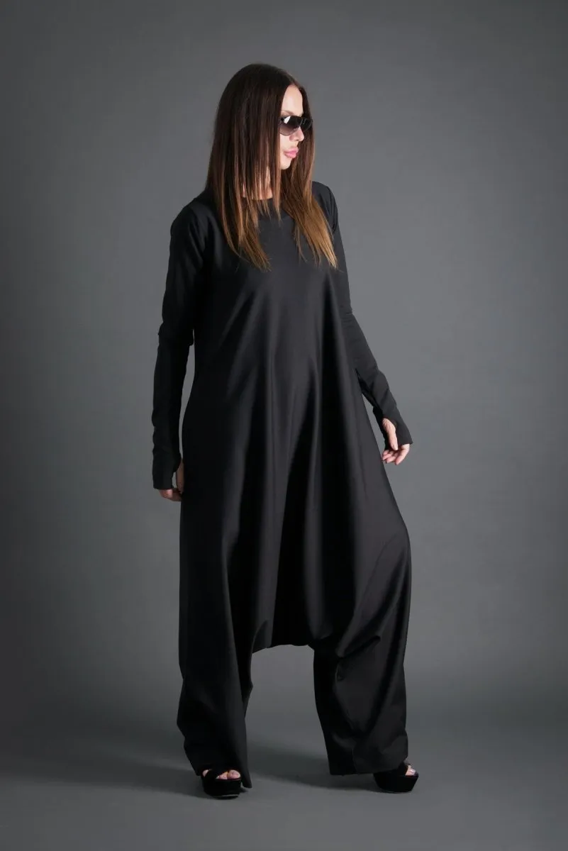 Black Harem Jumpsuit  ERNA