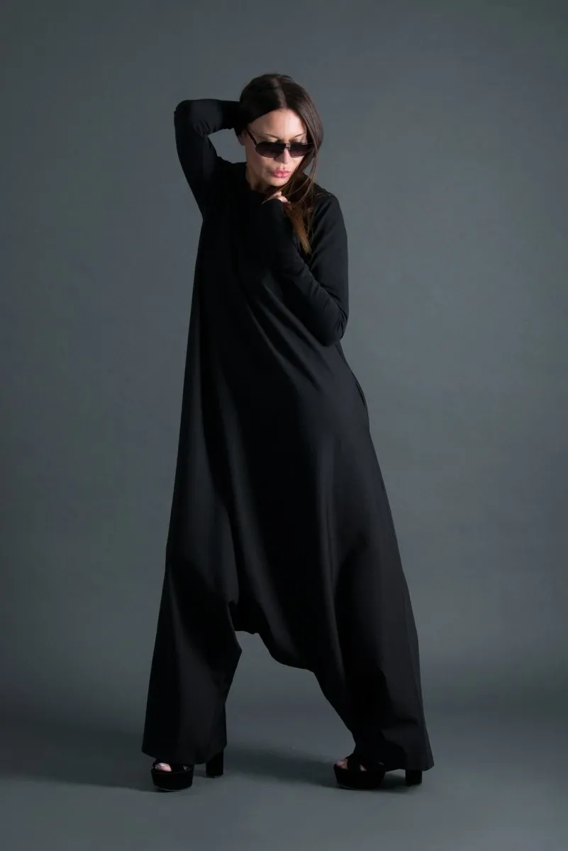 Black Harem Jumpsuit  ERNA