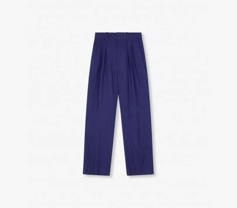 Bloucle Wide Pants - Paars