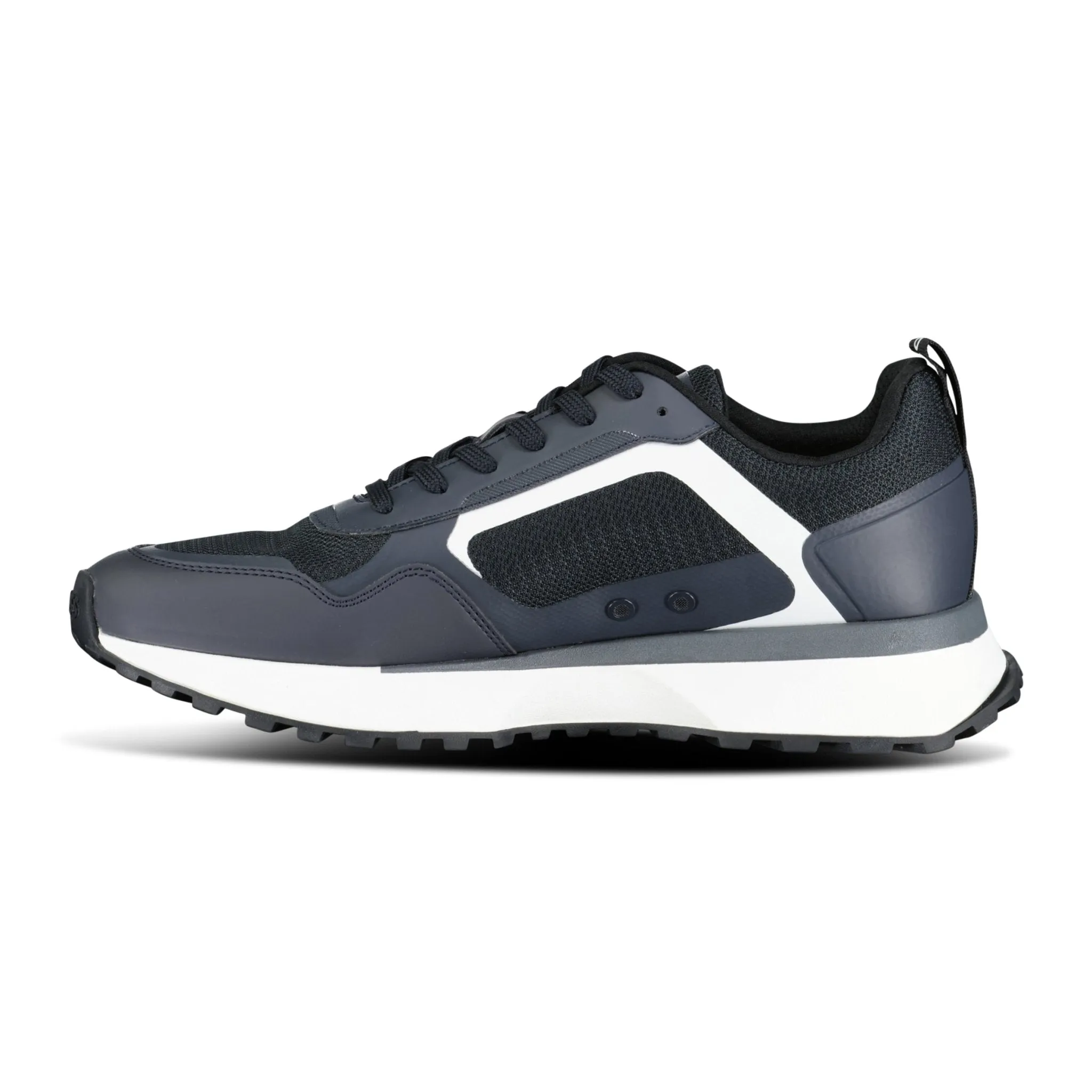 Boss Logo 'Jonah' Trainers Navy Blue