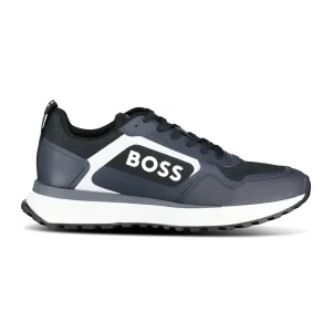 Boss Logo 'Jonah' Trainers Navy Blue