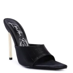 BOTTOMS UP Pointed High Heel Sandal