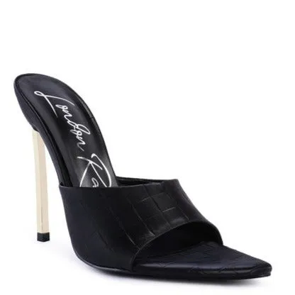 BOTTOMS UP Pointed High Heel Sandal