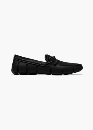 Braided Lace Loafer in Black