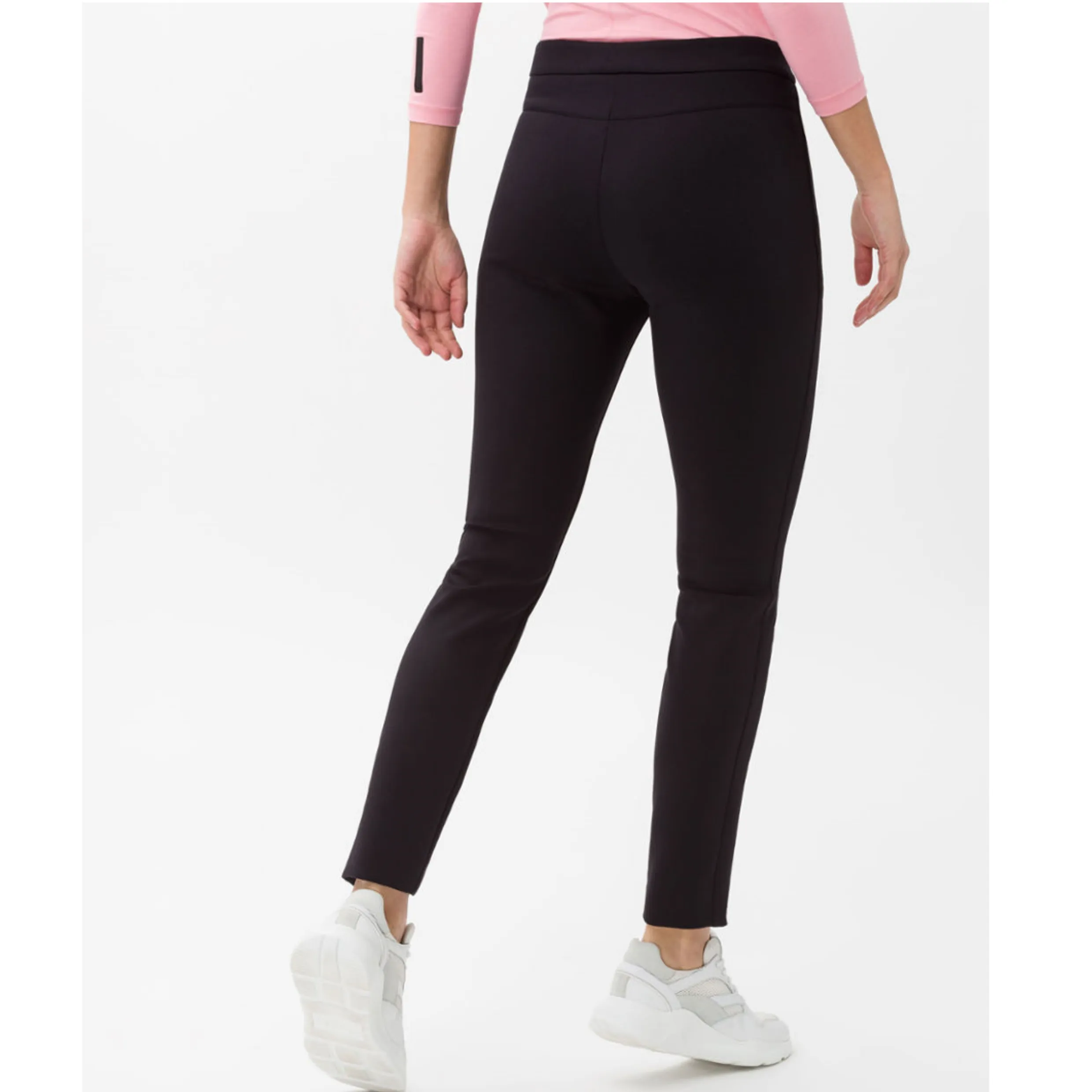 Brax Lab Lou Zip Skinny Fit Trouser 74-5307 Black