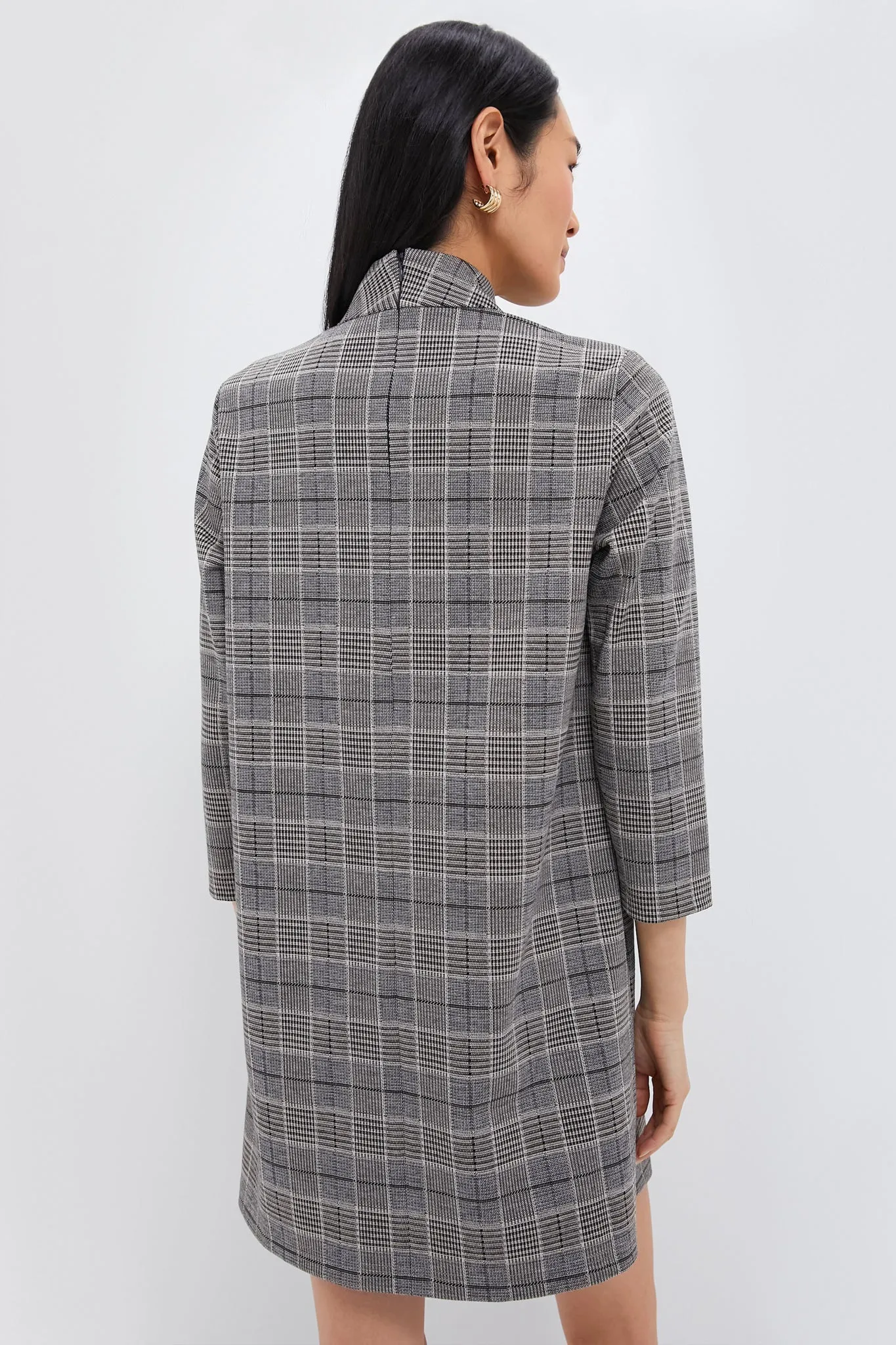 Brown Plaid Mod Ellie Dress
