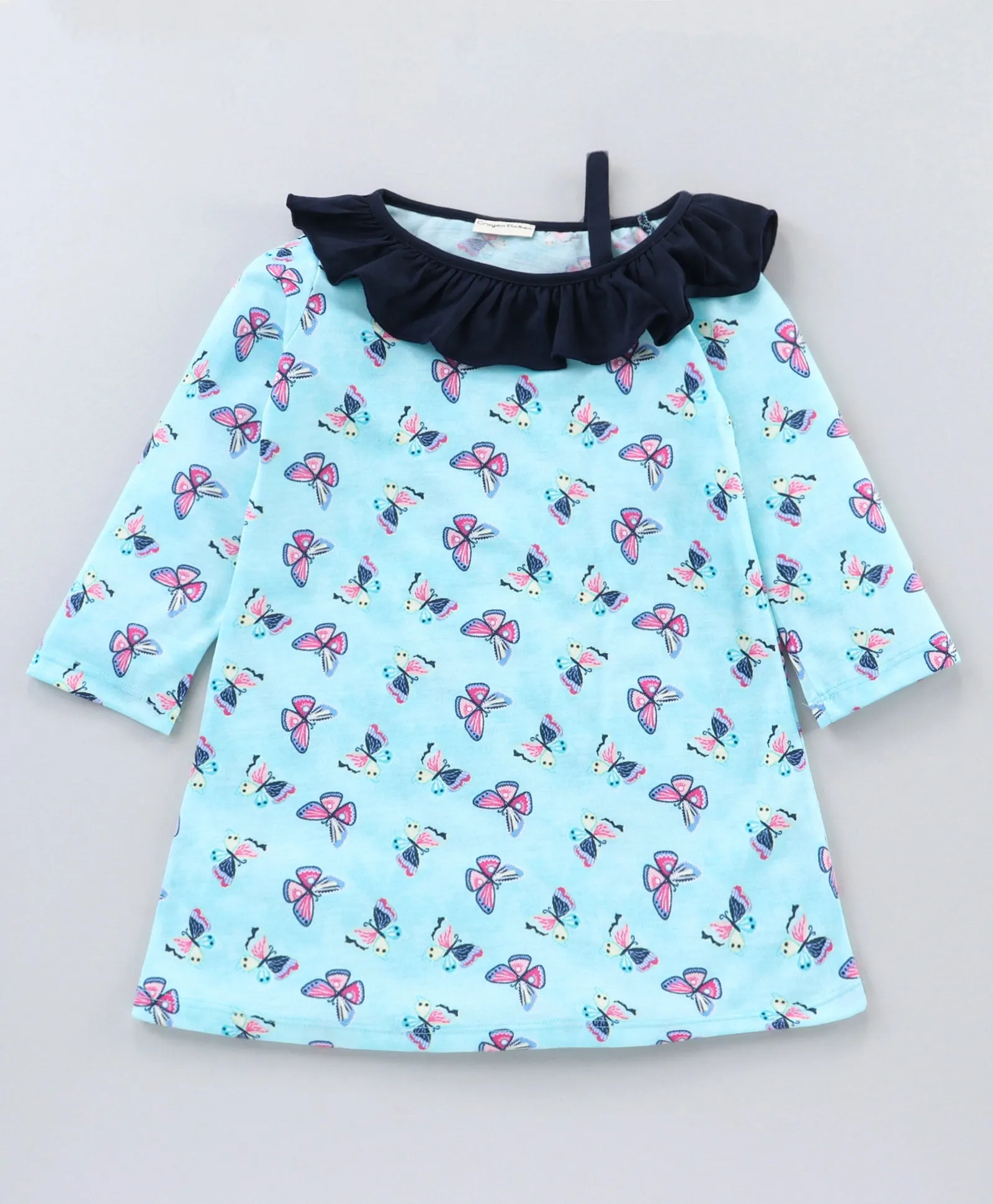 Butterfly Front Frill Starp Top Leggings Set