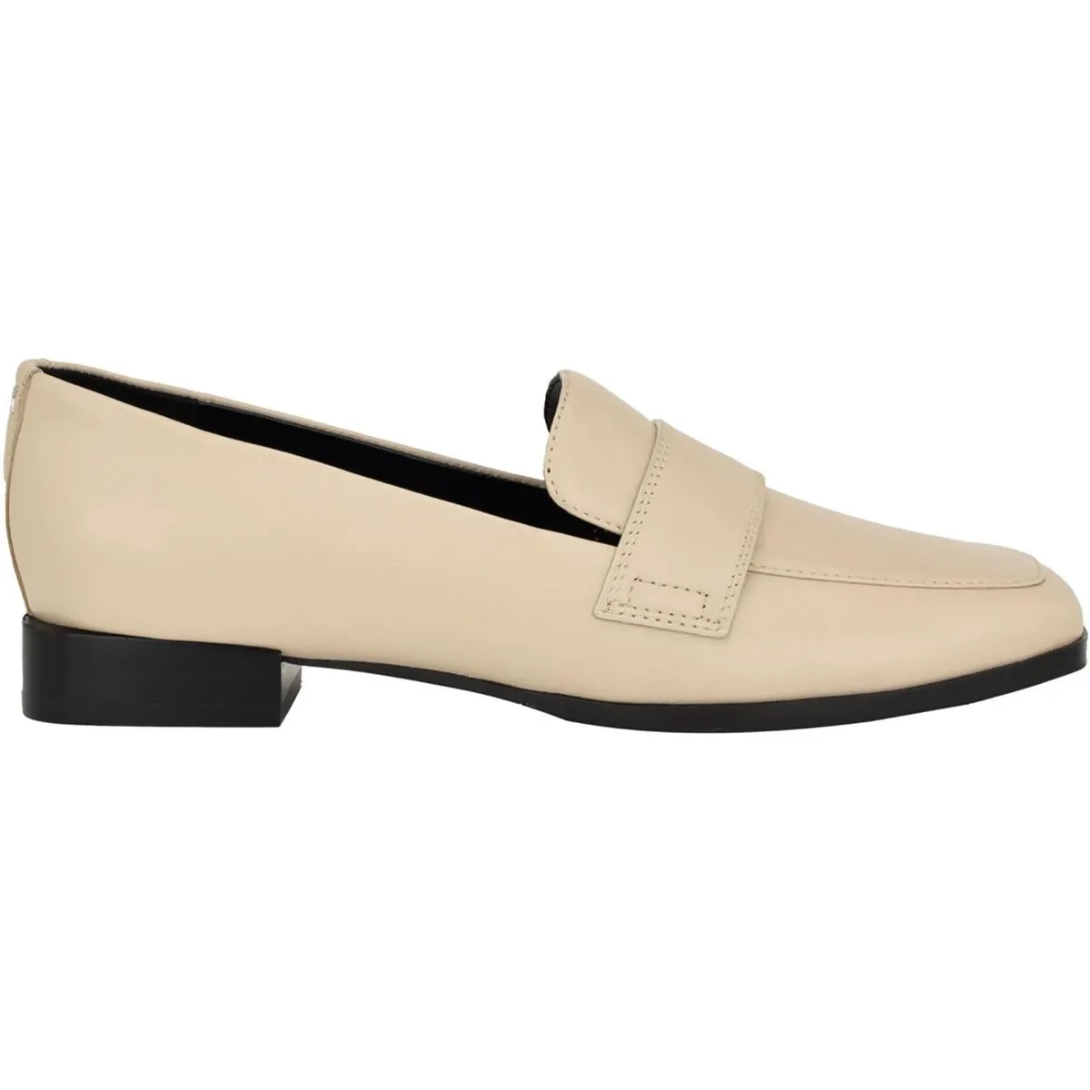 Calvin Klein Womens TADYN Leather Sqa Loafers