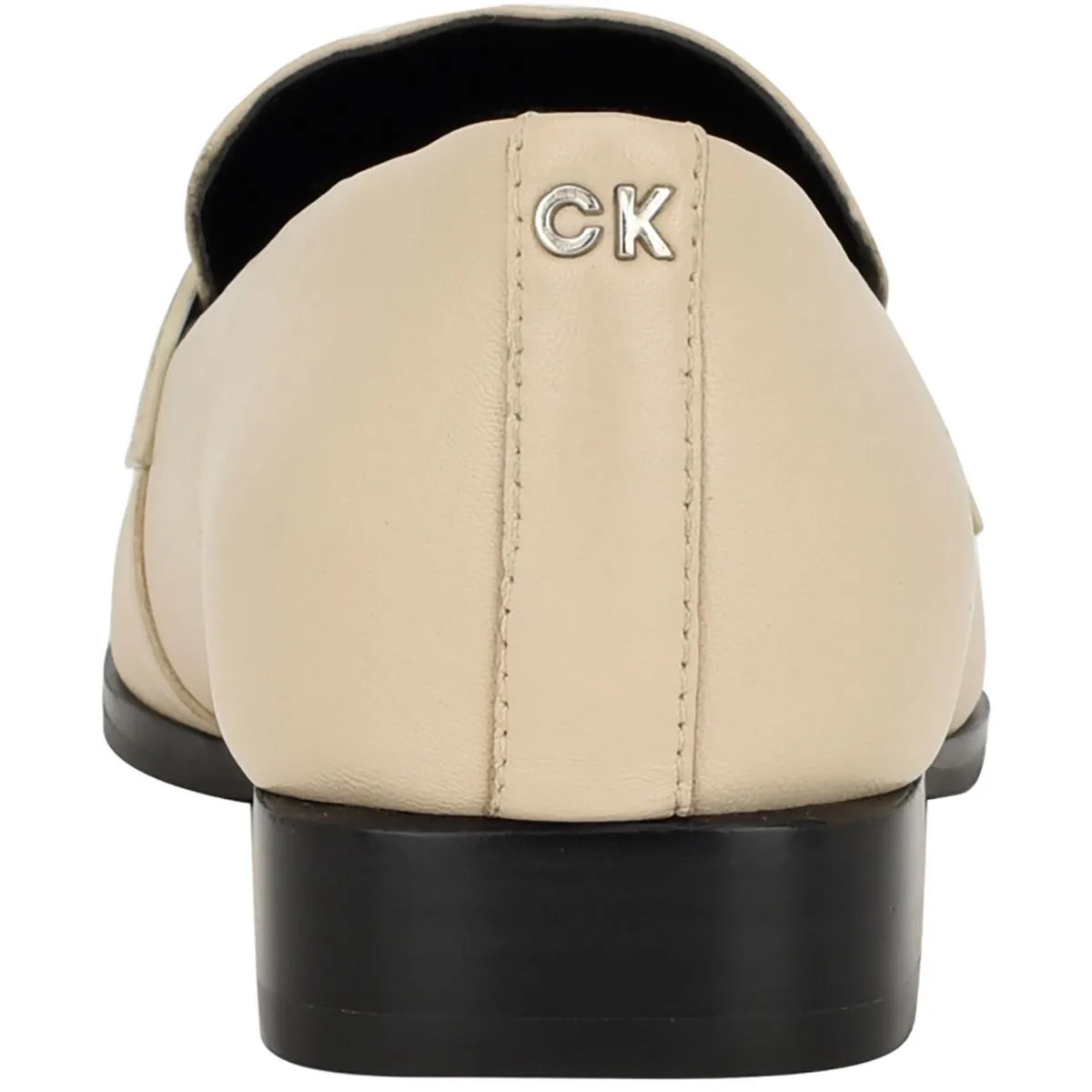 Calvin Klein Womens TADYN Leather Sqa Loafers