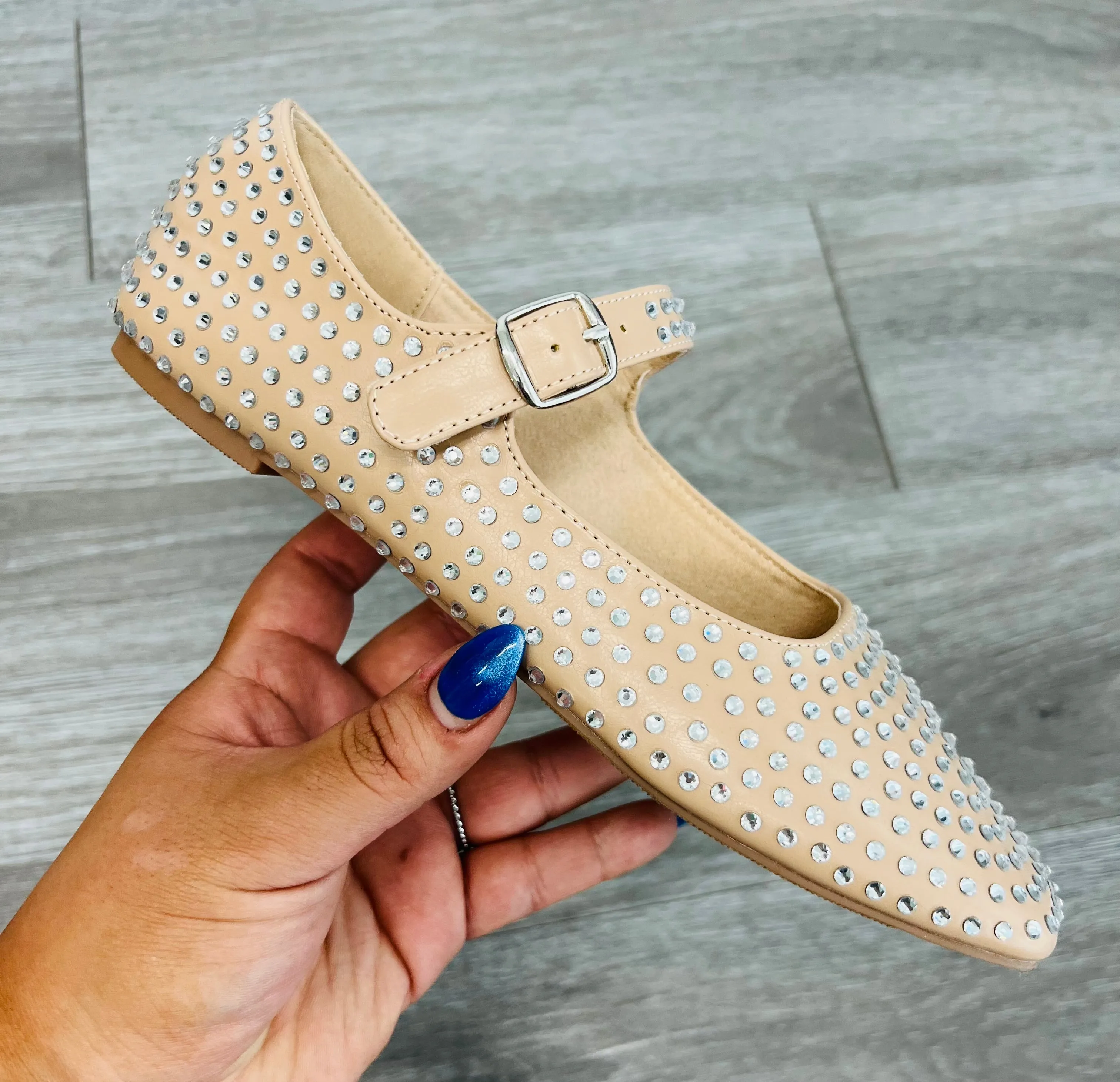 Camel All That Bling Rhinestone Flats