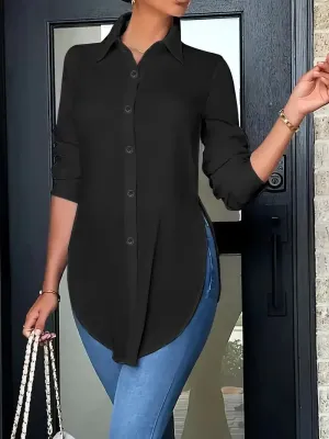 Casual Slit Shirt