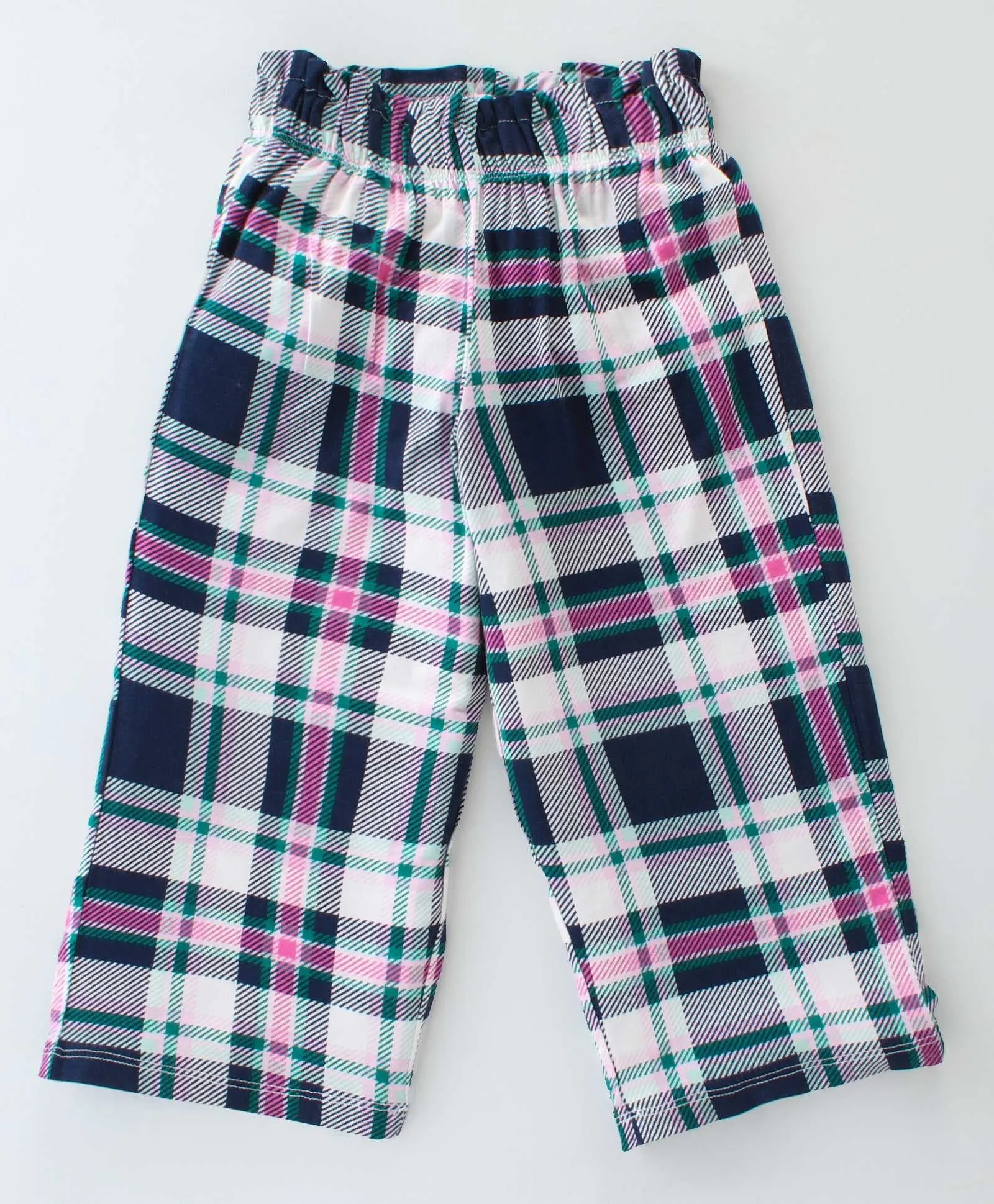 Checkered with Frill Printed Top Palazzo Set