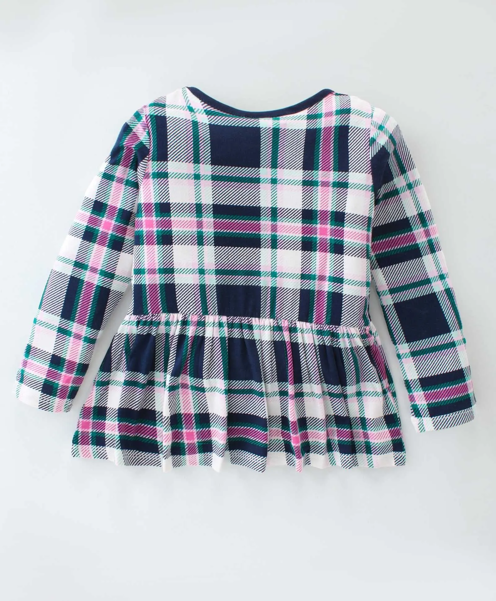 Checkered with Frill Printed Top Palazzo Set