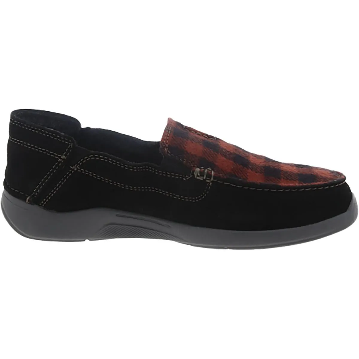 Clarks Mens Growing Steps Round Toe Slip On Loafers