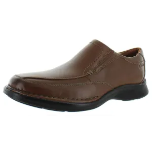 Clarks Mens Kempton Free Leather Slip On Loafers