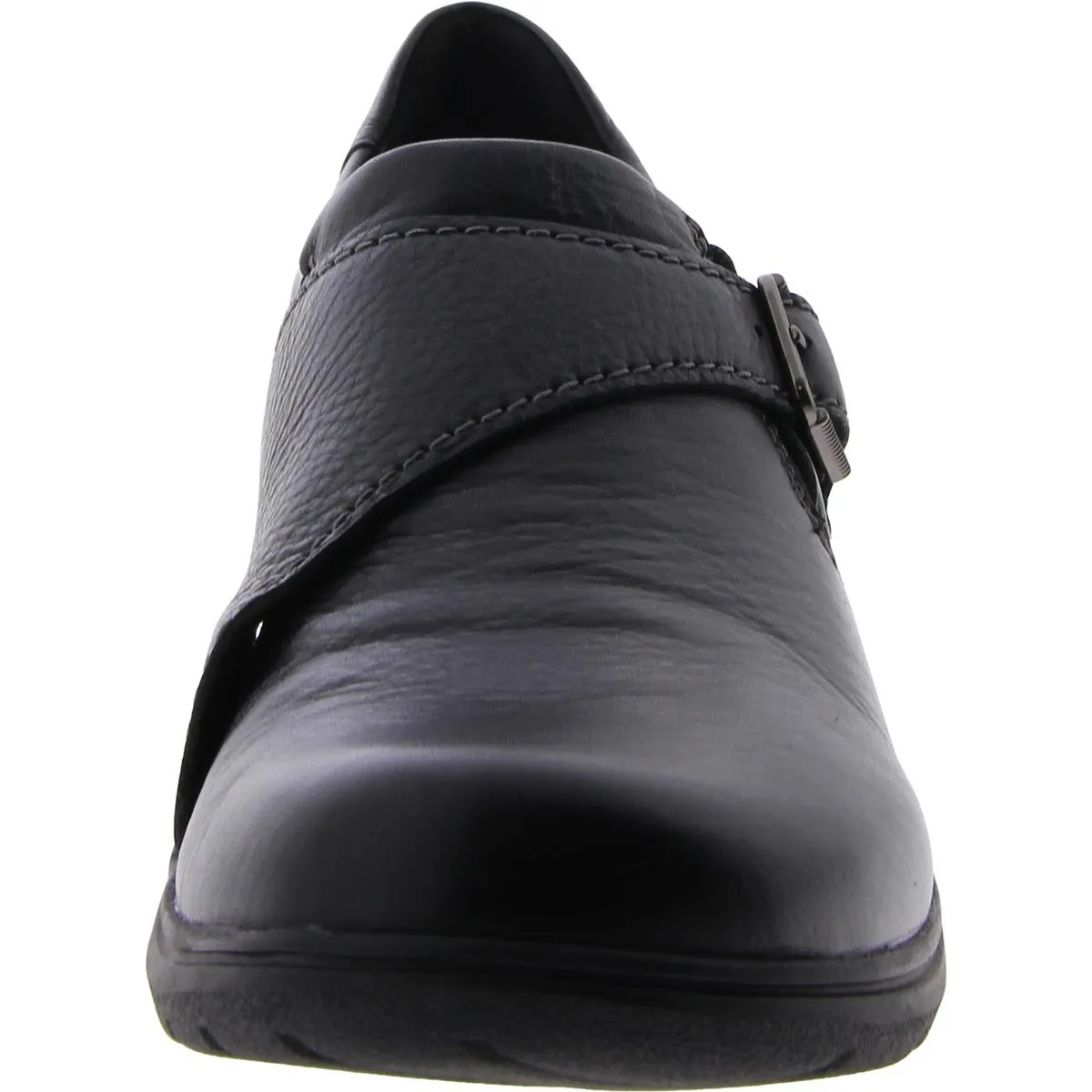 Clarks Womens Carleigh Jazz Leather Buckle Loafers