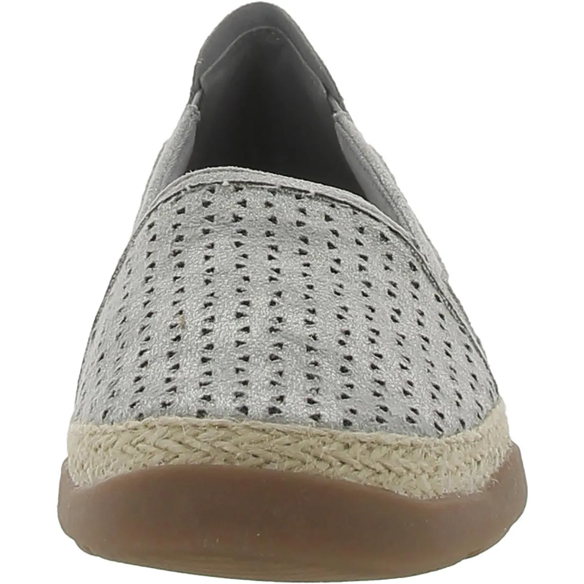 Clarks Womens Elaina Ruby Metallic Slip On Loafers