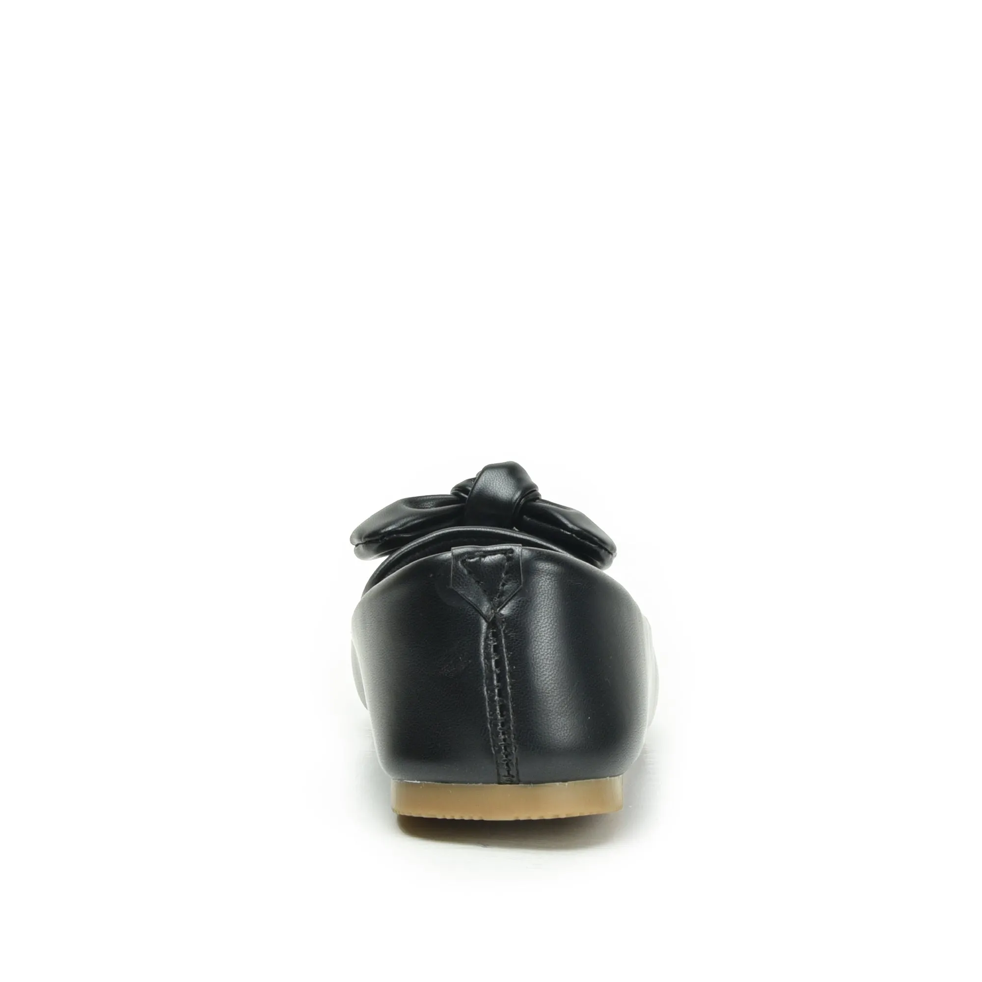 Classic Black Bow Ballet Flats | 434N-C