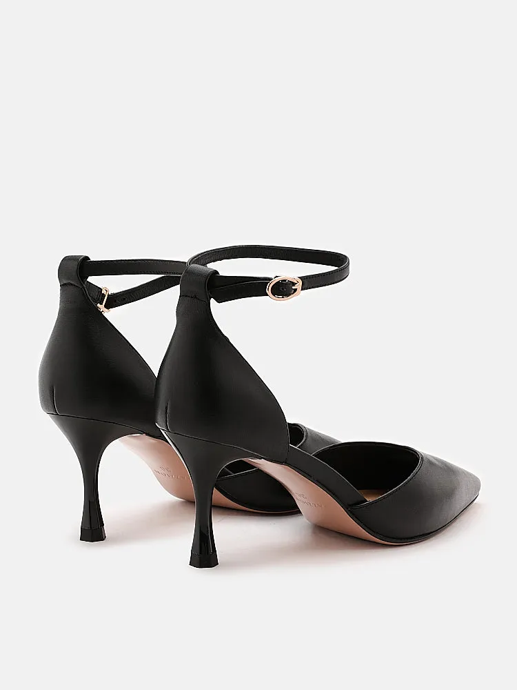 Delicate Pearl Strap Stiletto