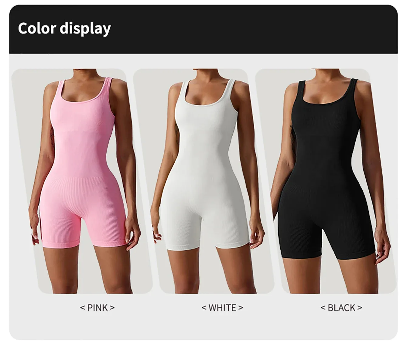 Elastic Seamless Jumpsuit