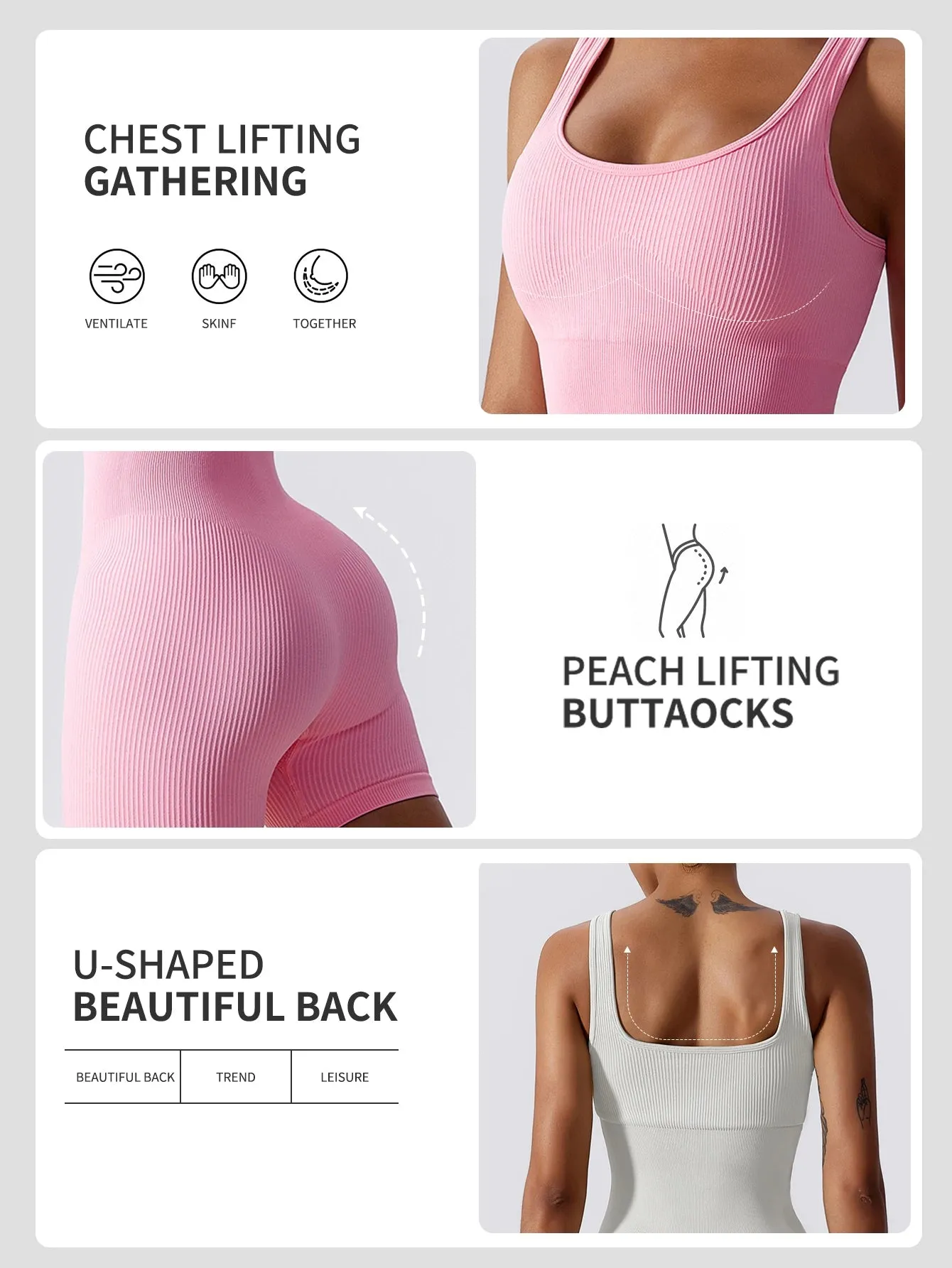 Elastic Seamless Jumpsuit