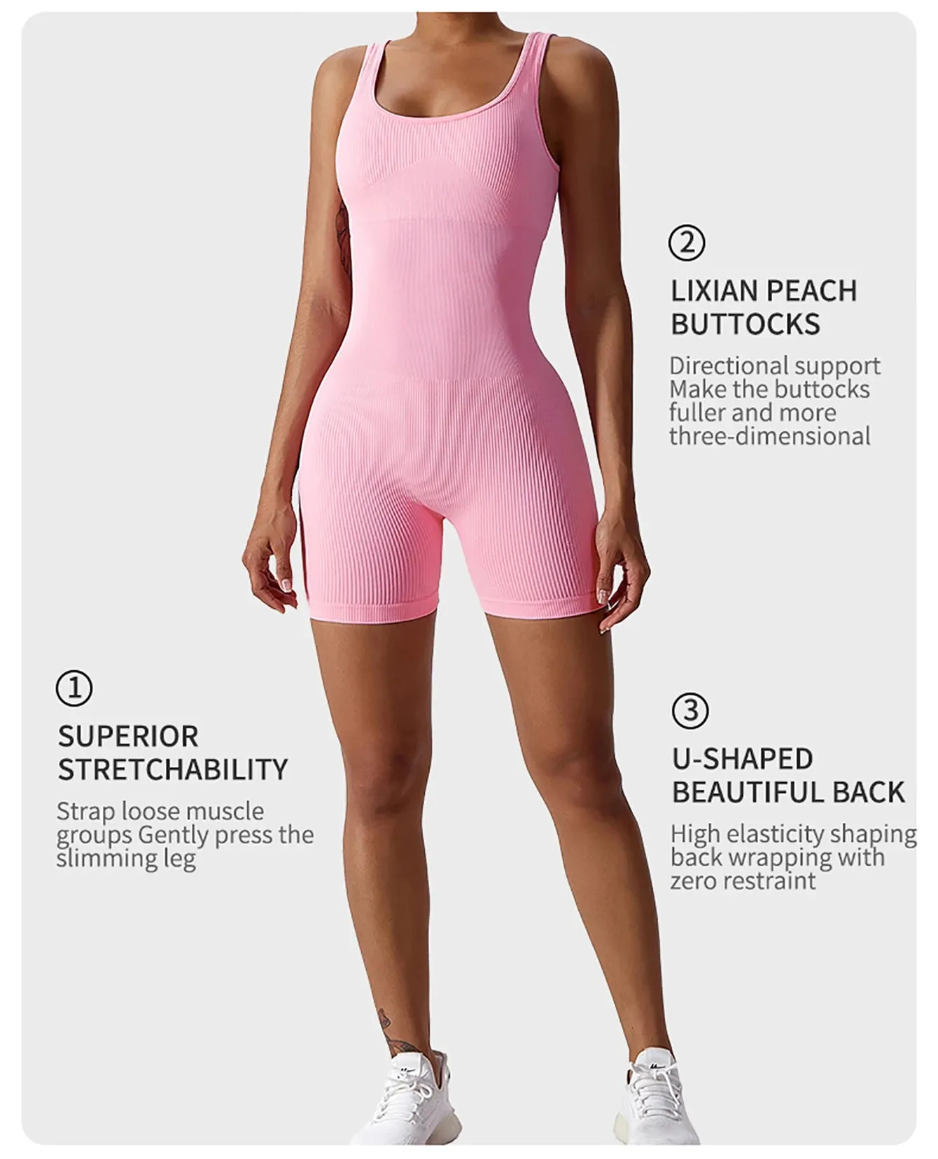 Elastic Seamless Jumpsuit
