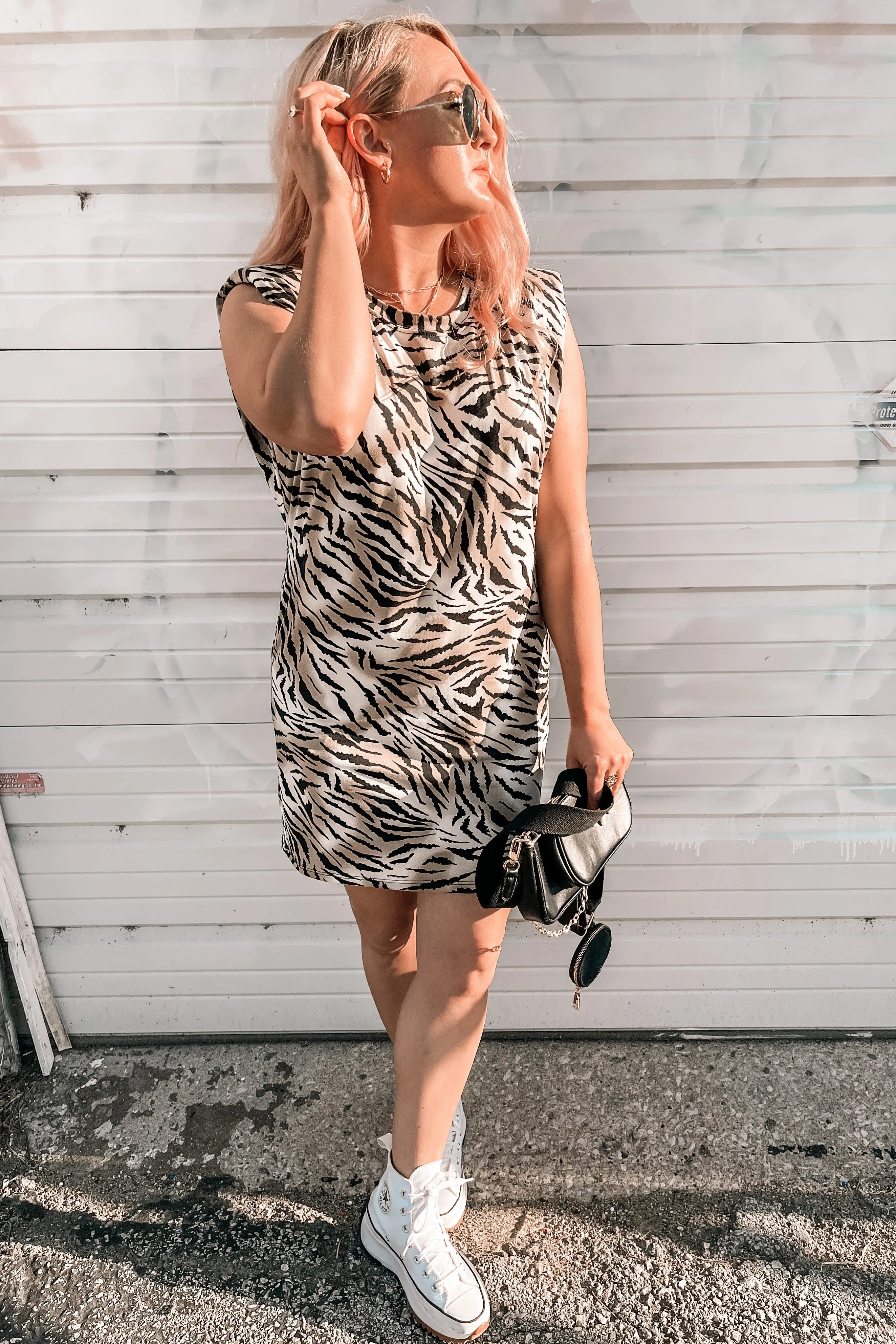 Endless Nights Tiger Striped Dress