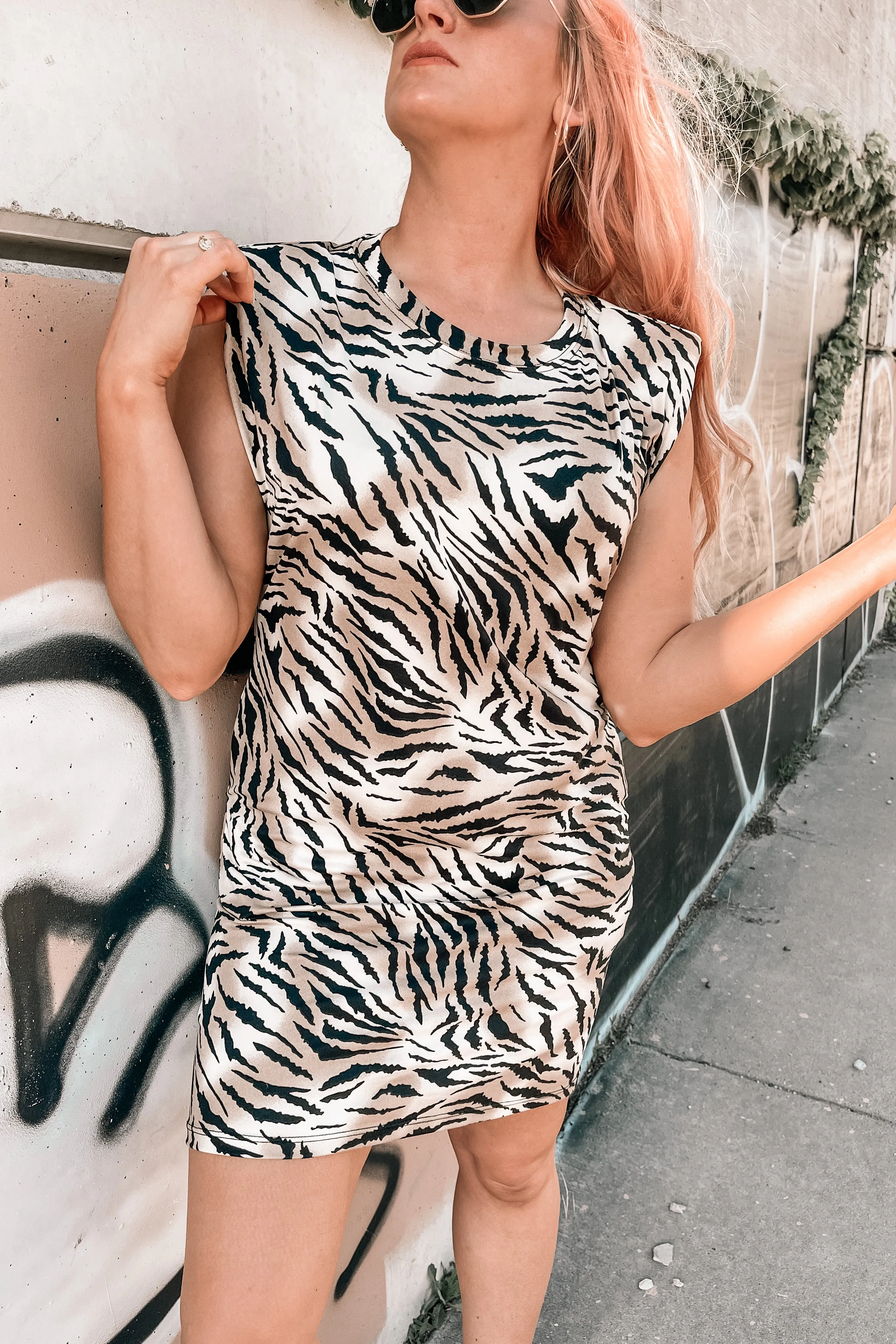 Endless Nights Tiger Striped Dress