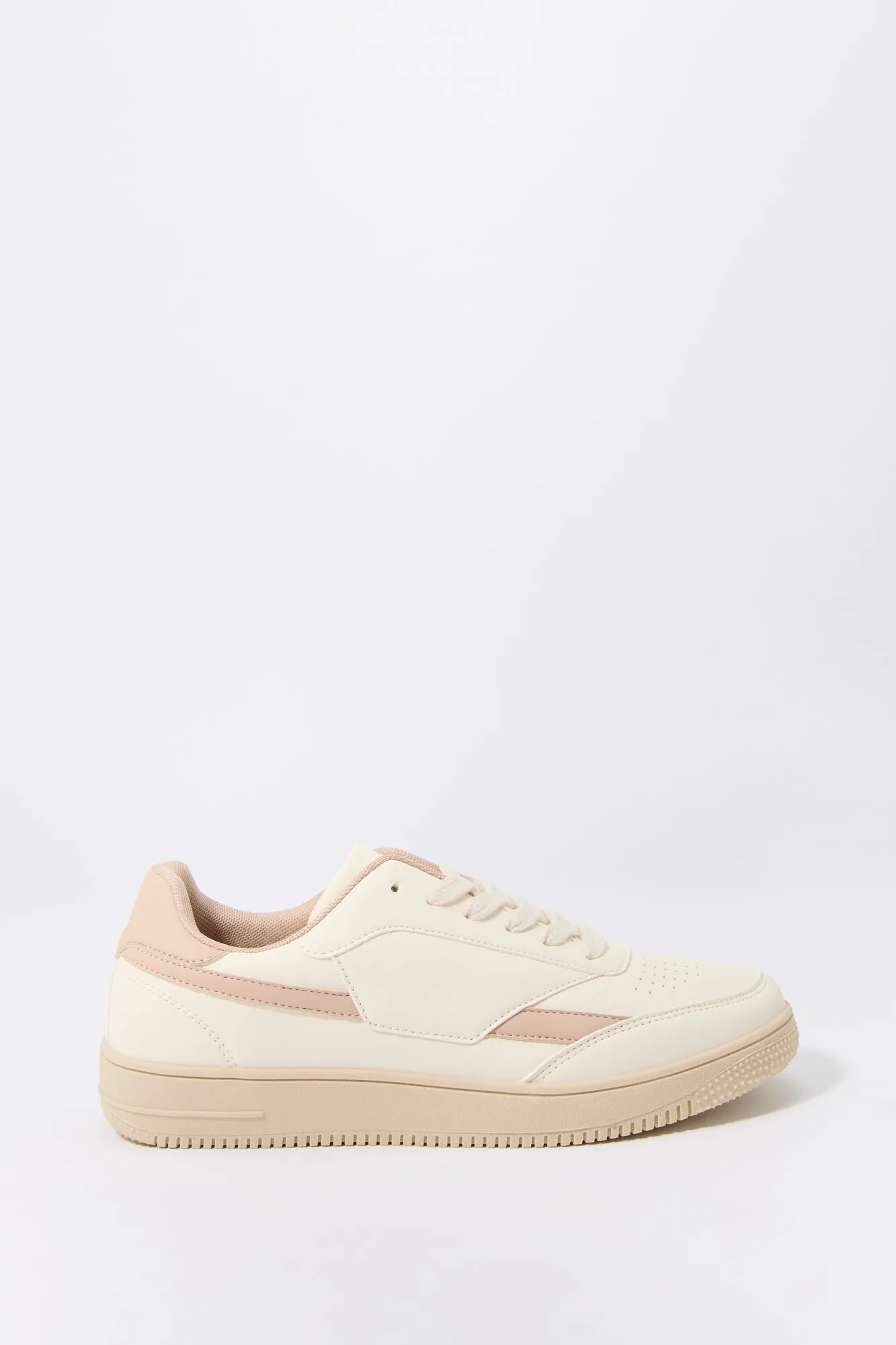 Espadrilles lacées avec blocs de couleurs
