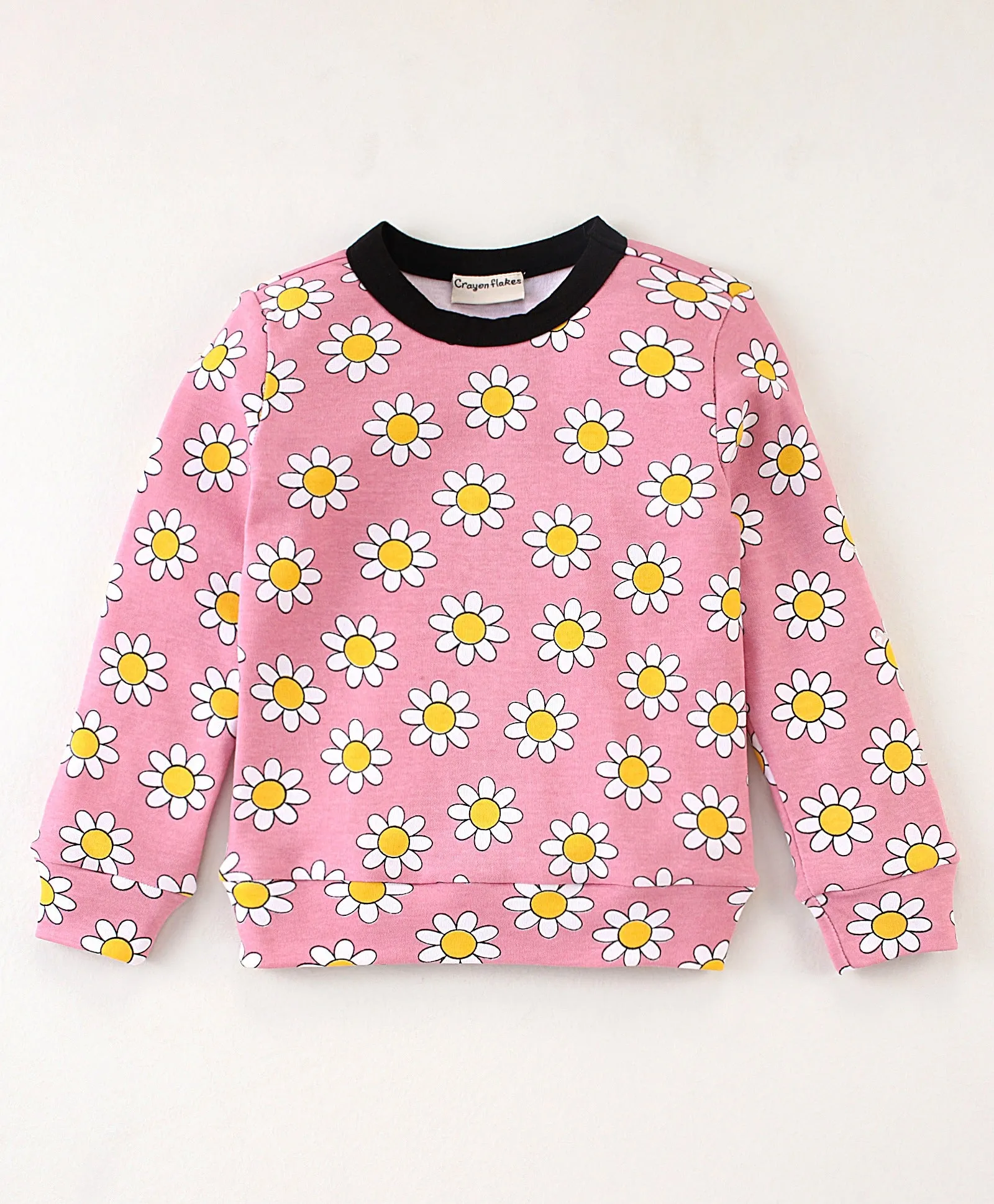 Floral Printed Sweatshirt Jogger Set