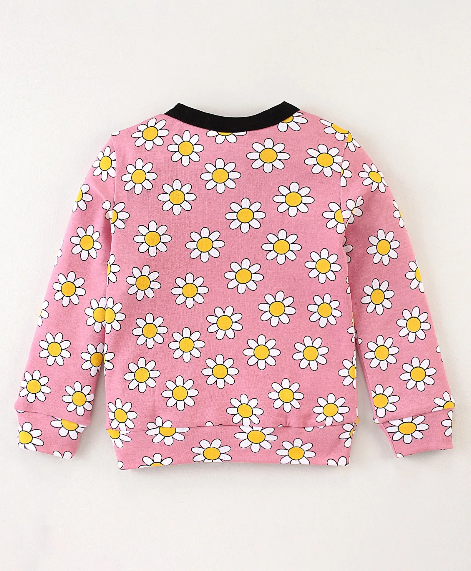 Floral Printed Sweatshirt Jogger Set