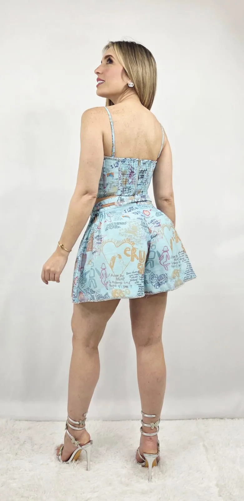 Graffiti Chic Short Set