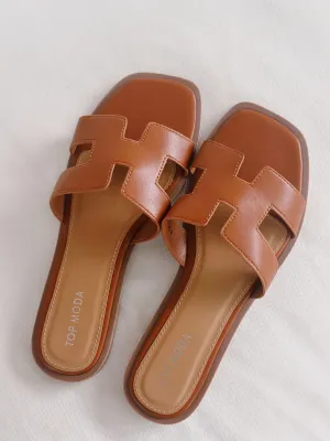 H Sandals - Tan