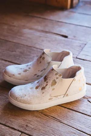 Harlan Slip On Sneaker (Gold Spot)