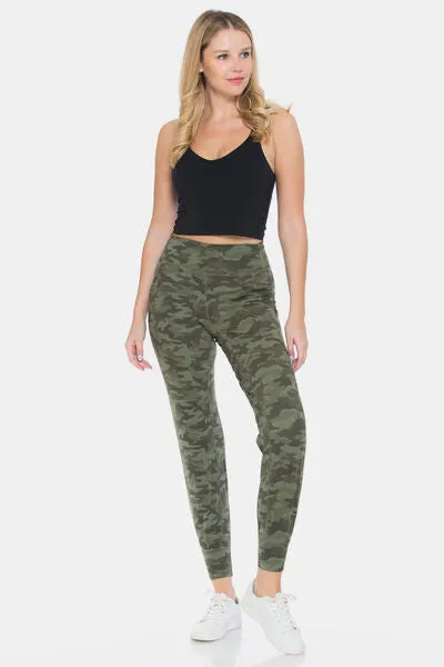 It’s All Military Camouflage High Waist Leggings